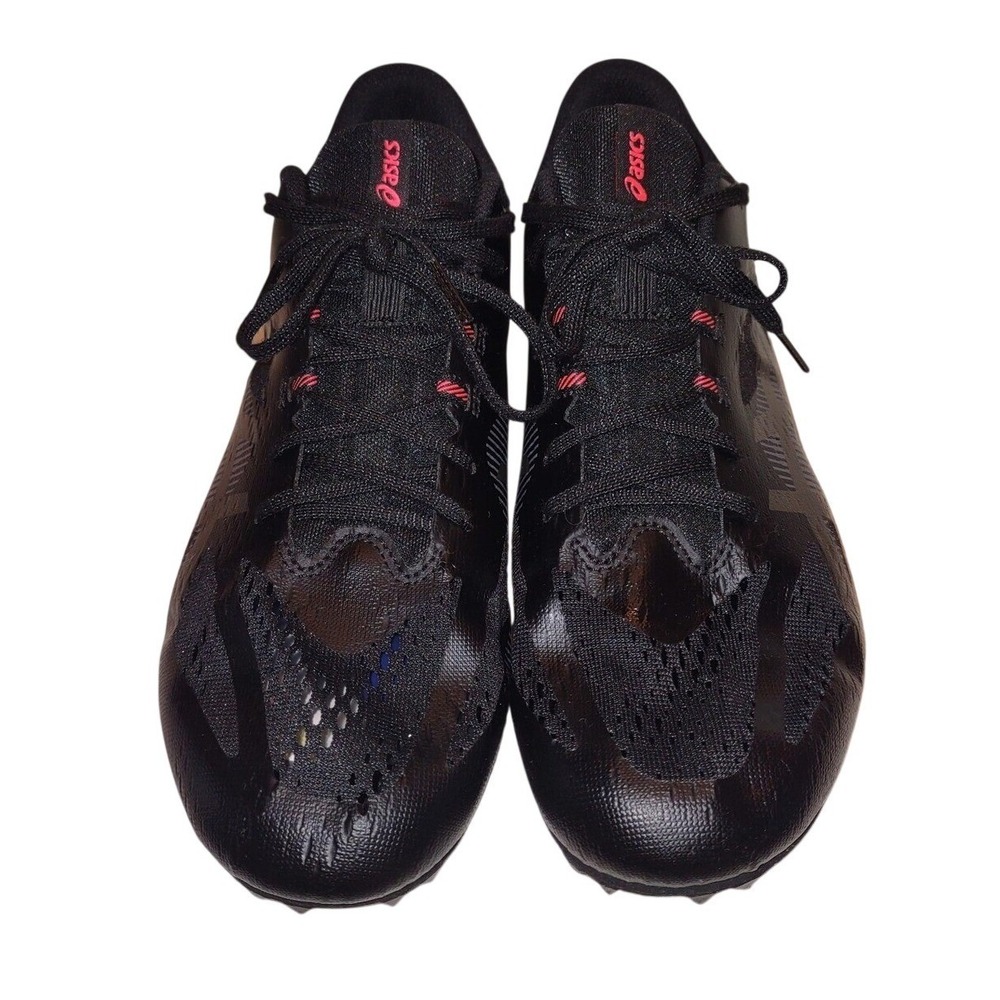 Asics Hyper MD Men's Track Shoes Spikes Sprinting Racing Black 11.5 Sportswear